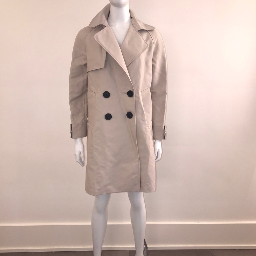 Mango trench coat double breasted
